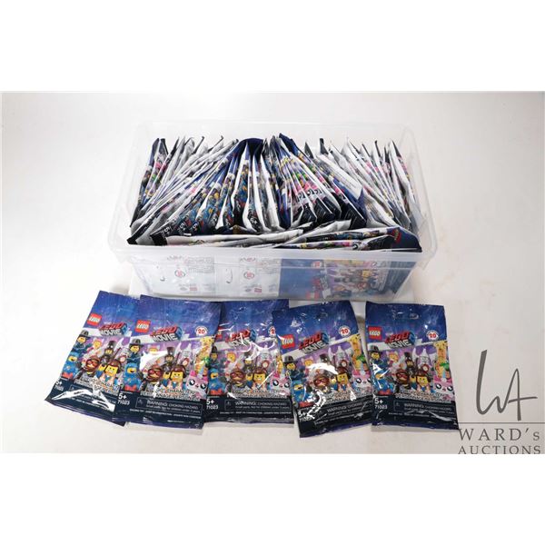 Approximately sixty Lego The Lego Movie Minifigures, all new in packages