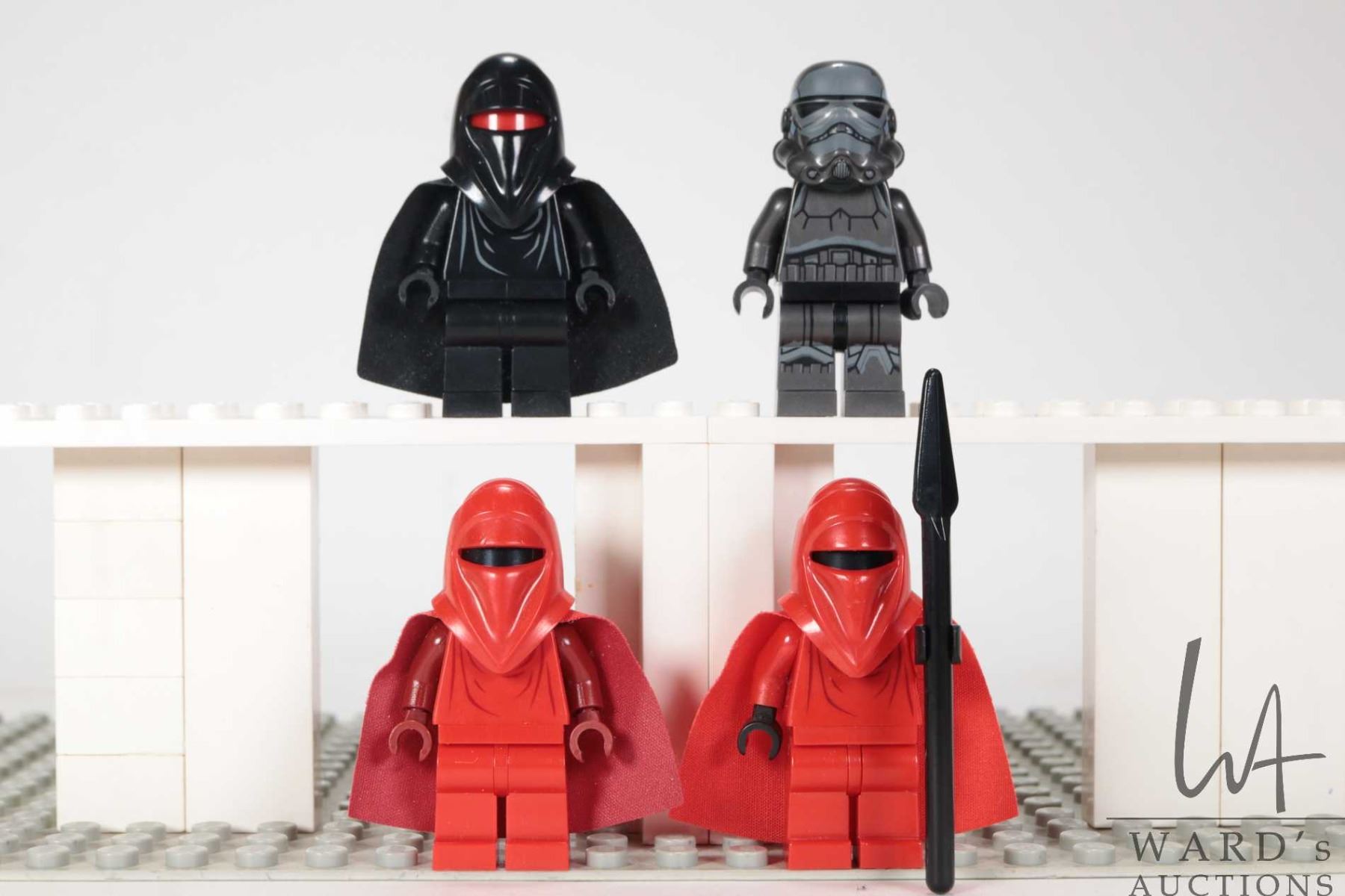 Shadow Guard Mistique Four Lego Star Wars minifigures including two Imperial Royal Guards ...