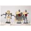 Image 2 : Six Lego Star Wars minifigures including General greivous (Tan), 2 Magna Guard Doids (one missing ca