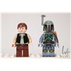 Image 2 : Five Lego Star Wars minifigures including 3 Bith Musicians, Han Solo, Boba Fett