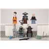 Image 1 : Six Lego Star Wars minifigures including Cad Bane, Embo, Boba Fett, Aurra Sing, Assassin Droid, etc.