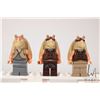 Image 2 : Seven Lego Star Wars minifigures including 3 Jar Jar Binks, 2 Gungan Warrior, Captain Tarpals, etc.