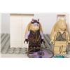 Image 4 : Seven Lego Star Wars minifigures including 3 Jar Jar Binks, 2 Gungan Warrior, Captain Tarpals, etc.