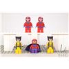 Image 1 : Five Lego X-Men minifigures including 2 Wolverines, 2 Magnetos, 1 Short Magneto