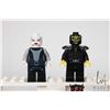 Image 3 : Four Lego Star Wars minifigures including Savage Opress (missing crown), Darth maul, Darth Maul Mech