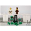 Image 1 : Selection of Lego vintage Star Wars minifigures including Boba Fett, Luke Skywalker,Naboo Security G