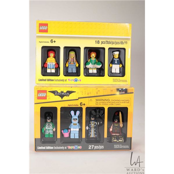 2017 Lego Bricktober Batman movie 2/4 set plus a 2017 Lego ToysRus Bricktober 4/4 minifigure set