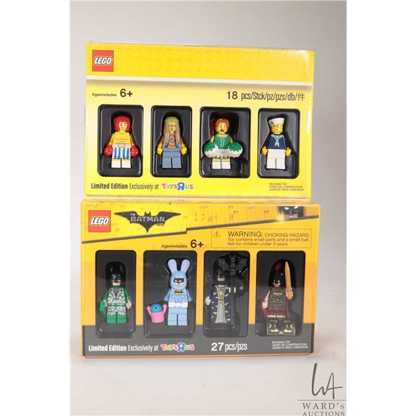 2017 Lego Bricktober Batman movie 2/4 set plus a 2017 Lego ToysRus Bricktober 4/4 minifigure set