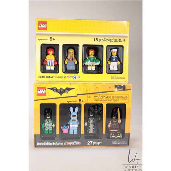 2017 Lego Bricktober Batman movie 2/4 set plus a 2017 Lego ToysRus Bricktober 4/4 minifigure set