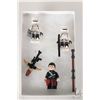 Image 1 : Three Lego Star Wars minifigures including Chirrut Imwe, 2 Imperial Hovertank Pilots from set 75152