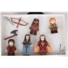 Image 1 : Selection of Lord of The Rings minifigures Arwen, Elrond, Gimli, Frodo Baggins, Samwise (Crack in to