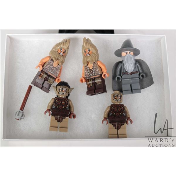 Selection of Lord of The Rings minifigures 2 Beorns, Gandalf the Grey, 2 Hunter Orcs