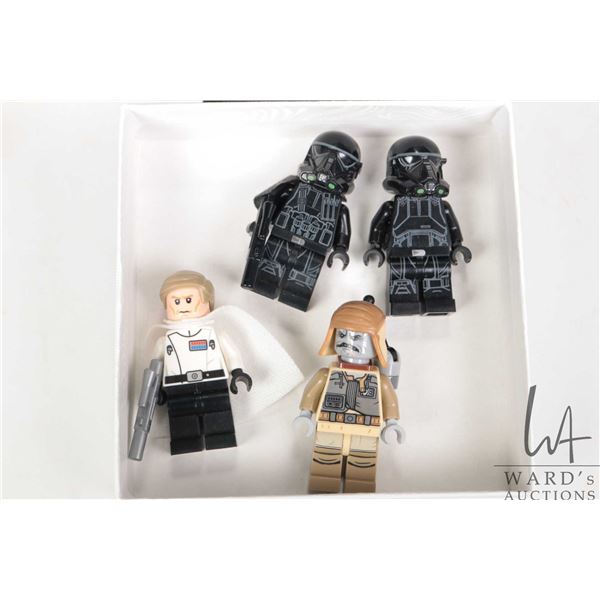 Selection of Lego Star Wars minifigures including Two Death Troopers (one with cloth pauldron), Dire