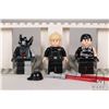 Image 1 : Three Lego Star Wars minifigures including Starkiller, Juno Eclipse, Darth Vader (missing Helmet