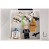 Image 1 : Selection of Lego Star Wars minifigures including Luke Skywalker, R2D2, C3PO, Sandtrooper (Orange Pa