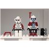 Image 1 : Two Lego Star Wars minifigures including Arc Trooper Hammer and ARF Trooper from set 9488