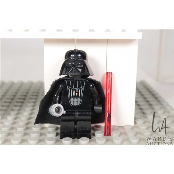 Lego Star Wars Darth Vader with light up saber working at time of catalogueing.