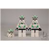 Image 1 : Two of Lego Star Wars minifigures including two Green Clone Troopers (442nd Siege Battalion Clone Tr