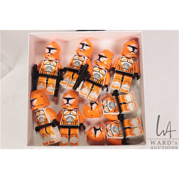 Eight Lego Star Wars Bomb Squad Clone Troopers