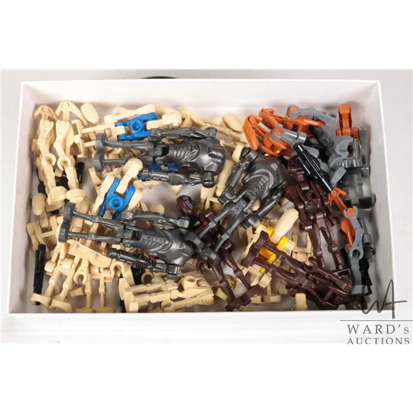 Selection of Lego Star Wars minifigures including 15 battle droids, 3 battle droid pilot, 3 rocket b