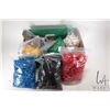 Image 1 : Selection of Lego building bricks in sorted coloured bags