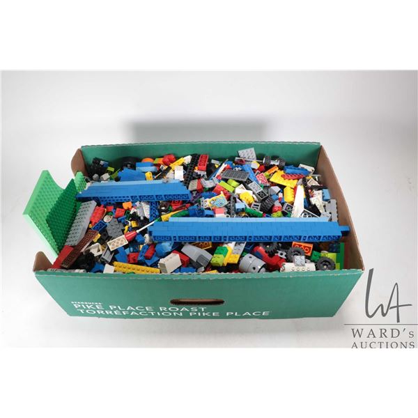 Selection of Lego building bricks and accessories