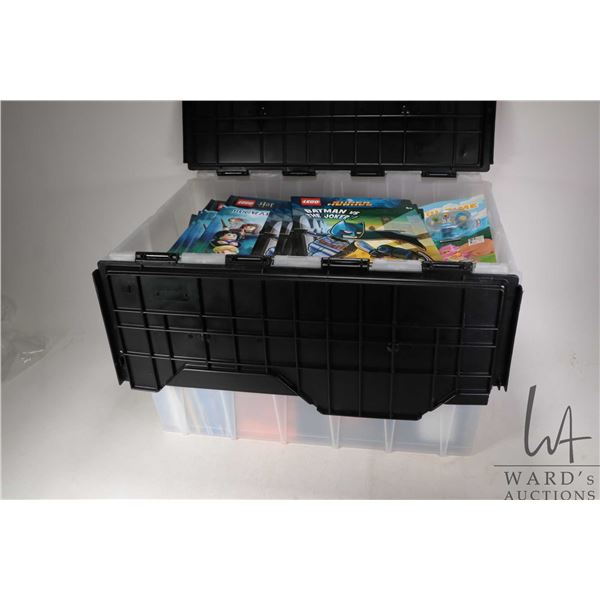 Large selection of Lego activity books including DC Super Heroes Batman, The Lego Movie, Harry Potte