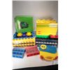 Image 1 : Selection of Lego bins and displays
