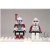 Image 1 : Two Lego Star Wars minifugres including Clone ARC Trooper Hammer, and ARF Trooper.