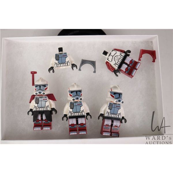 Selection of Lego Star Wars Clone ARC Trooper hammer, Rancor Battalion parts
