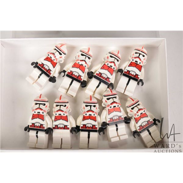 Nine Lego Star Wars Clone Shock Troopers, Coruscant Guard phase 2.