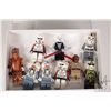 Image 1 : Selection of Lego Star Wars minifigures including Mace Windu, Asajj Ventress, Pong Krell, 2 ARF Troo