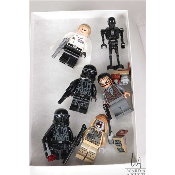 Lego Star Wars minifigures including Director Orson Callan Kenric, Bodhi Rook, 2 Imperial Death Troo