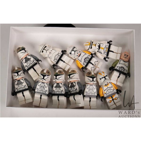 Lego Star Wars minifigures including 6 Clone Trooper Gunners phase 1, 212th Clone Trooper, Clone Tro