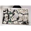 Image 1 : Lego Star Wars minifigures including five Clone Trooper phase 1, 2 Commander Gree, Clone Trooper wit