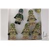 Image 1 : Five Lego Star Wars minifigures including 4 Kashyyk Clone Troopers (41st Elite Corps), Commander Gre