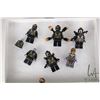 Image 1 : Selection of Lego Marvel minifigures including 3 Outriders with extended claws, outrider missing hea