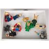 Image 1 : Selection of Lego Marvel Super Heros minifigures Thor, Short Thor, Loki, Short Loki, Hawkeye, Aldric