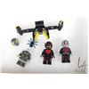 Image 1 : Three Lego Marvel Super Heros minifigures Antman, Hank Pim Antman, Yellow Jacket missing head, etc.