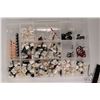 Image 1 : Large selection of Lego Star Wars Stormtrooper and Clone Trooper parts including karmas, Visors, Ran