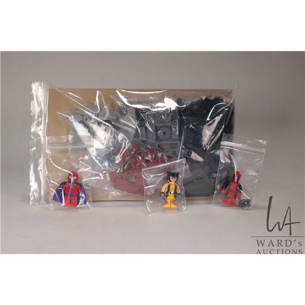 Lego Super Heros: X-Men, Wolverine's Chopper Showdown. Appears near complete contents not verified. 