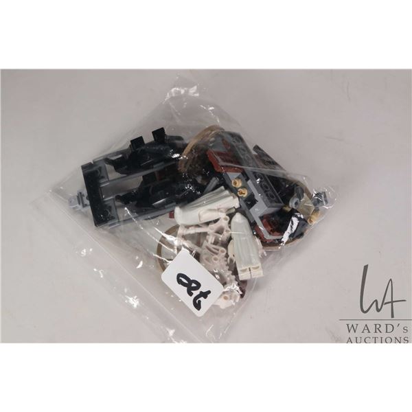 Lego Monster Fighters Stagecoach parts including 2 glow in the dark Ghosts, a skeleton horse, etc.