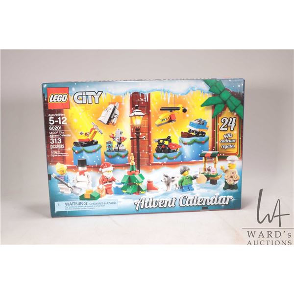 Lego- Lego City Christmas Advent Calendar no. 60201, appears new in factory sealed box