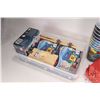 Image 2 : Two Lego ToysRus building kits no. 40144, pre-built Creator " kit no. 40107 kit, five pieces of NBA 