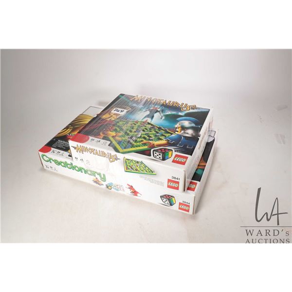 Two Lego games including Creationary and Minotaurus. Both appear complete but not guaranteed. Bid ac