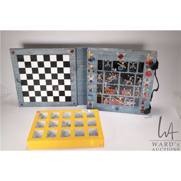 Lego "Vikings Chess" no. 851861 in box plus Minifgure Collector's empty box. Note: not complete. Bid