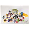 Image 1 : Selection of DC Super Heros minifigures Bat-Girl, Batman, Harley Quinn, Deathstroke (headpiece has m