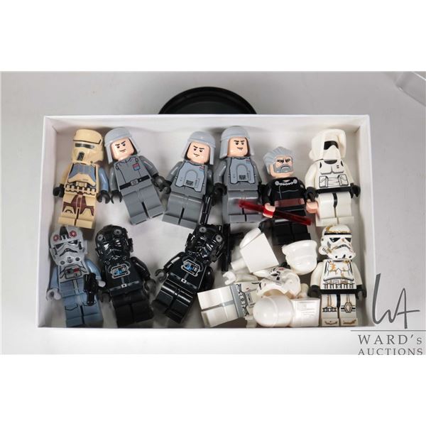 Selection of Lego Star Wars minifigures including Shoretrooper, Count Dooku, Sandtrooper, Scout Troo