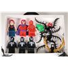Image 2 : Selection of Lego Marvel Super Heros minifigures 3 Venoms, Iron Spider, Magneto, Mary Jane.