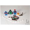 Image 1 : Selection of Lego Marvel Super Heros minifigures including Dr. Doom (Victor Von Doom), Spiderman